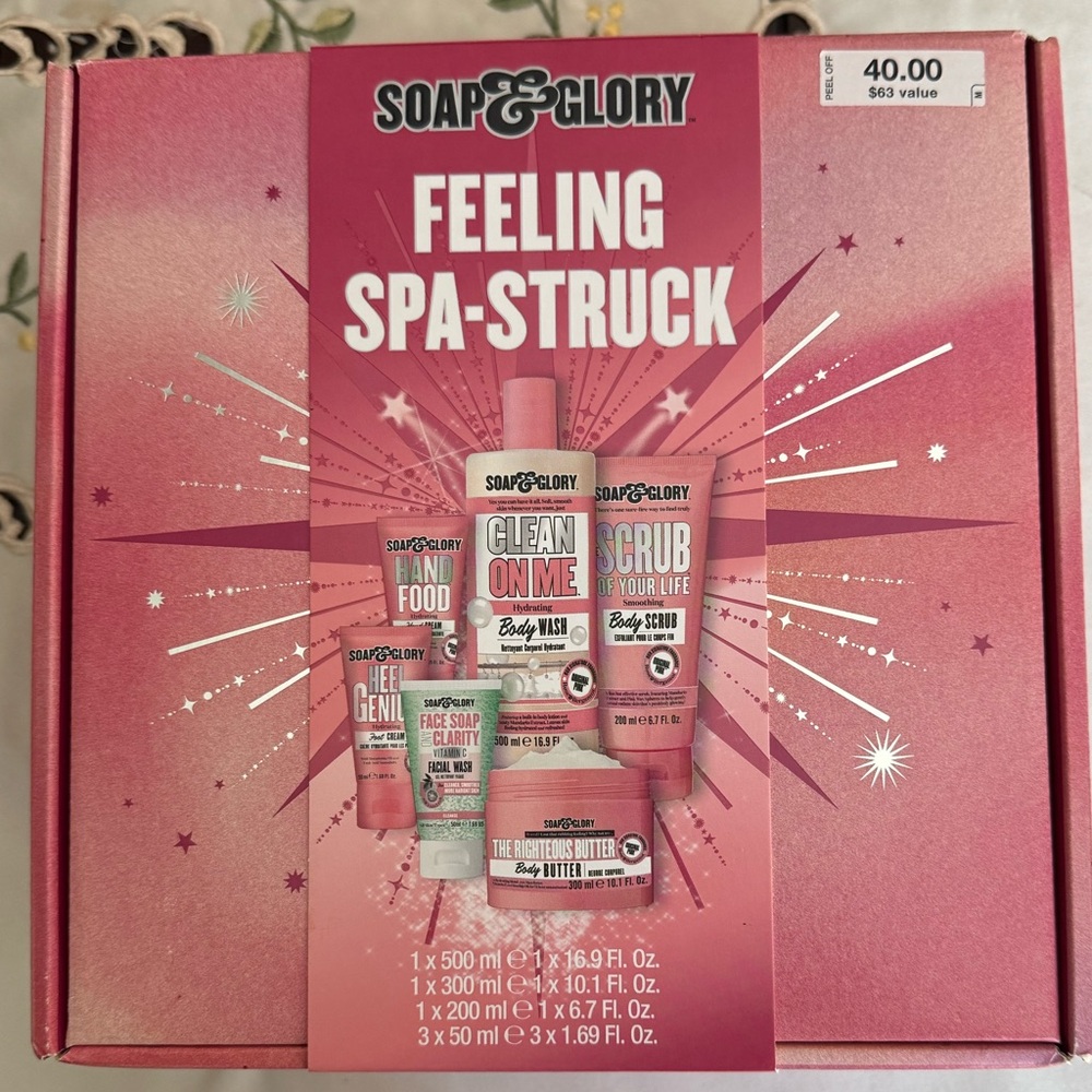 Soap & Glory Feeling Spa-Struck Gift Set - NWT